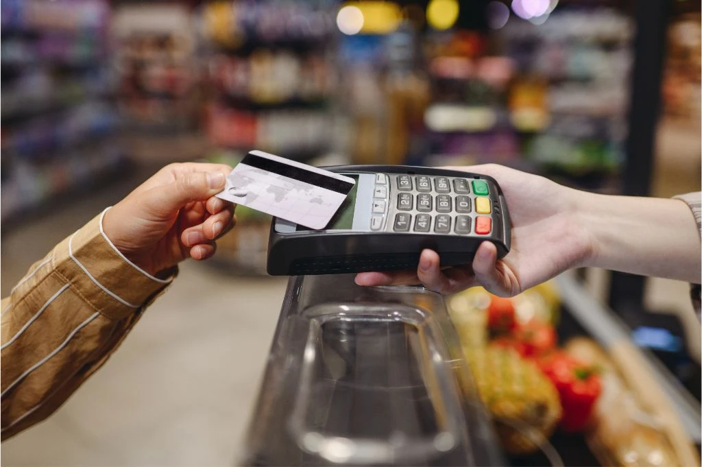 Payment on card tap